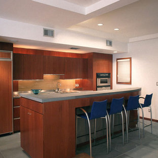 Modern kitchen designs - Kitchen - modern kitchen idea in New York