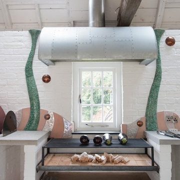Pool house recreational kitchen