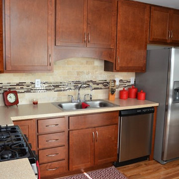 Portage, IN. BaileyTown USA Maple Cabinetry. Kitchen, Laundry, and Bathroom