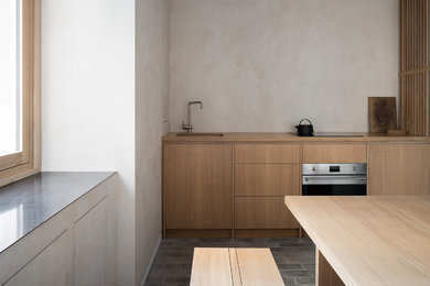 Photo of a scandinavian kitchen in Edinburgh.