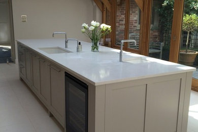 Inspiration for a large contemporary kitchen in Dorset.