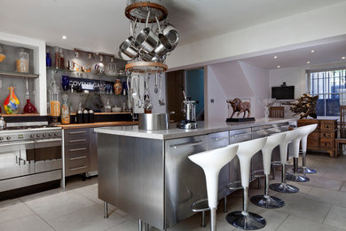 This is an example of an eclectic kitchen in West Midlands.