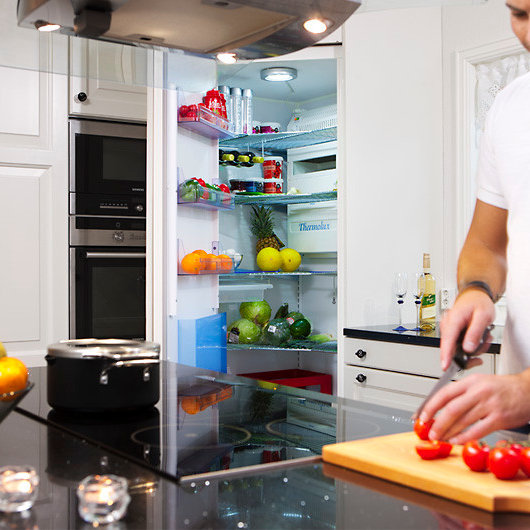 Corner Fridge Photos & Ideas Houzz