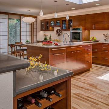 Portola Valley Ranch - Asian inspired transitional with Universal Design