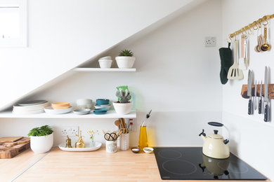 Inspiration for a scandi kitchen in London.