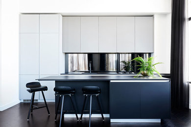 Moderne Küche in Melbourne