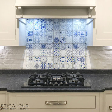 Printed Tile Glass Splashbacks