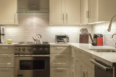 Example of a large transitional kitchen design in San Francisco