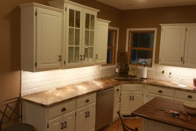 Traditional kitchen in Minneapolis.