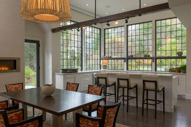 Kitchen - transitional kitchen idea in Manchester