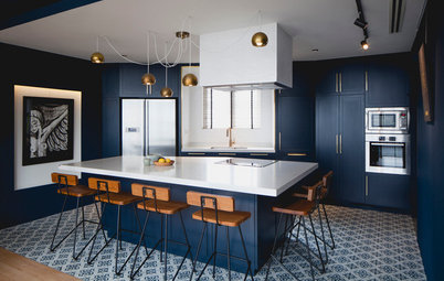 7 Sophisticated Blues for Your Kitchen Cabinets