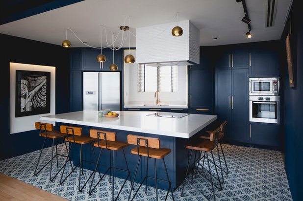 Transitional Kitchen by Studio Wills + Architects