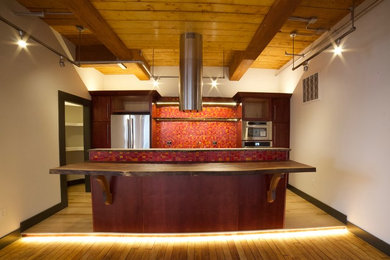 Modern kitchen in Providence.