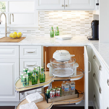 Pull-Out Corner Cabinet Storage