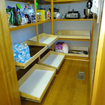Pull outs shelves help in every area of their home