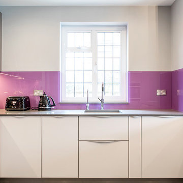 Purple Accented Kitchen