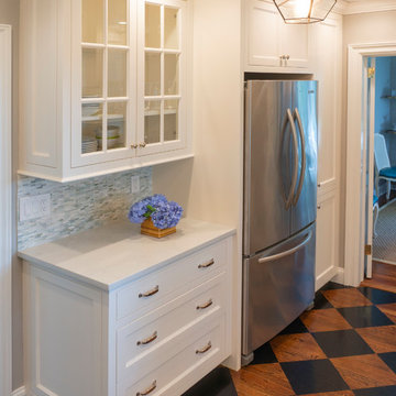 Quality custom inset cabinetry set an elegant tone