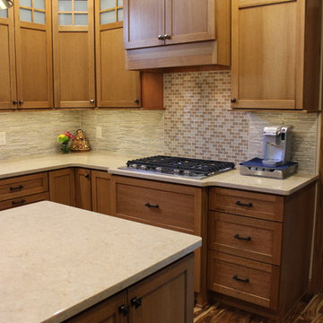Quartersawn Oak Craftsman Style Kitchen That Brings The Outdoors In.