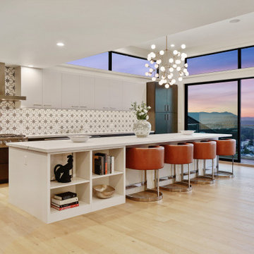 Kitchen showing the view toward the Golden Gate Bridge