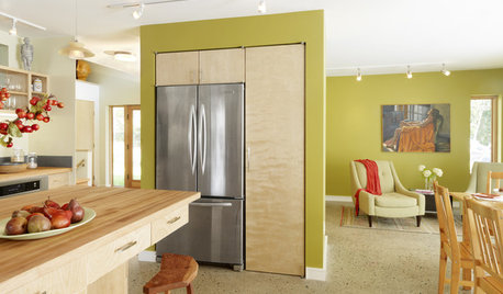 9 Kitchens That Achieved the Built-in Fridge Look for Less