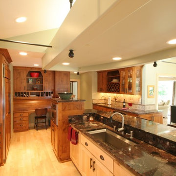 Ranch Kitchen, Dining and Family Room