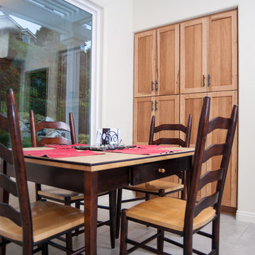 Rancho Bernardo Dining Area and Pantry in Kitchen Remodel