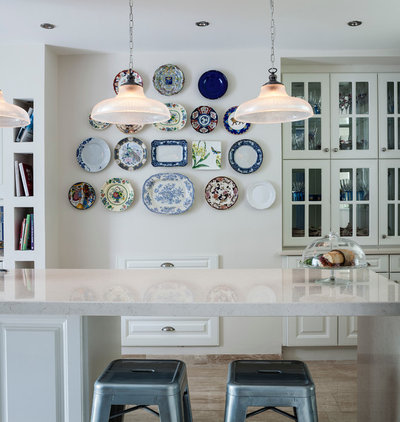 Eclectic Kitchen by Kingston Lafferty Design