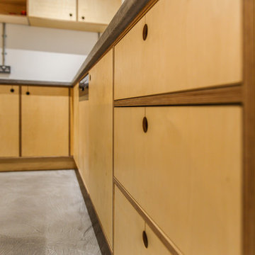 Raw Birch Ply Kitchen