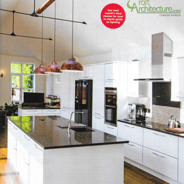 REAL HOMES MAGAZINE - New contemporary extension for a family home
