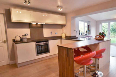 Inspiration for a medium sized contemporary kitchen in Manchester.