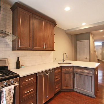 Recessed Cherry Cabinets