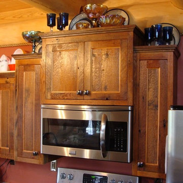 Reclaimed Barnwood Kitchen Cabinets