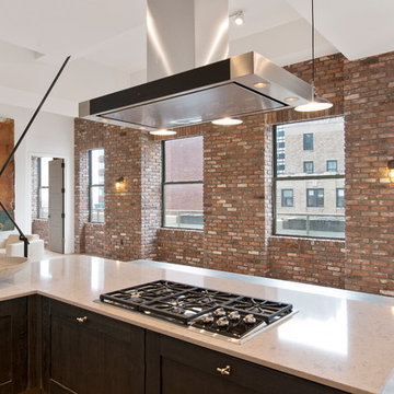 Reclaimed Thin Brick Meets Industrial Chic