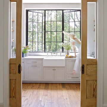 Reclaimed White Oak Kitchen Floors