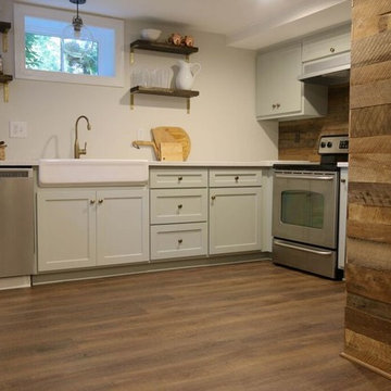 Reclaimed Wood Basement