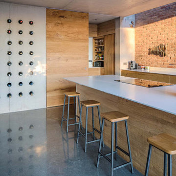 Reclaimed Wood, Industrial Kitchen