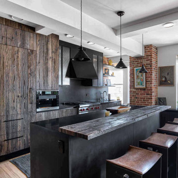 Reclaimed wood kitchen