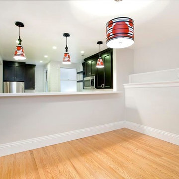 Red and White Kitchens