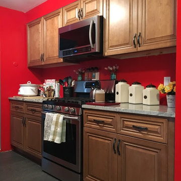 Red kitchen