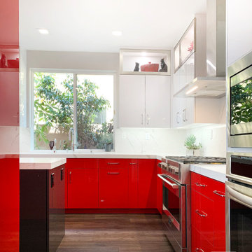 Red Modern Kitchen
