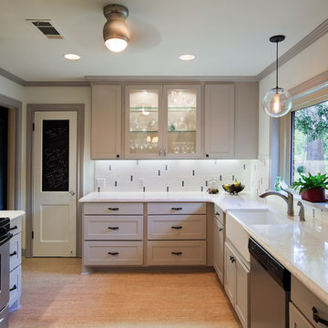 Red River Remodelers retro feel kitchen
