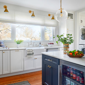 Refined Farmhouse Kitchen, Laundry + Bathroom Renovation