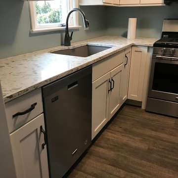 Remodel of a small white kitchen
