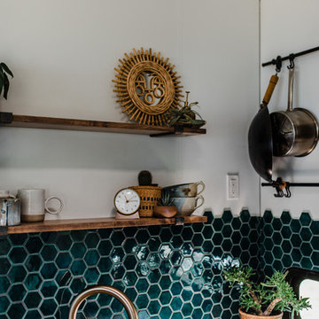 Remodeled RV Backsplash