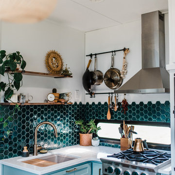 Remodeled RV Backsplash