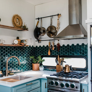 Remodeled RV Backsplash