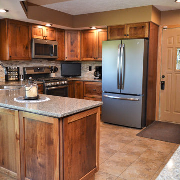 Rensselaer, IN. Haas Signature Collection. Rustic Hickory Kitchen