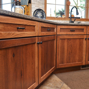 Rensselaer, IN. Haas Signature Collection. Rustic Hickory Kitchen