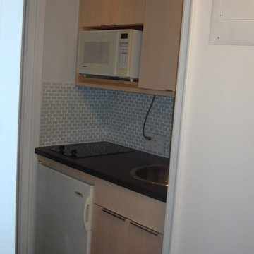 Rental studio with a mini IKEA kitchen