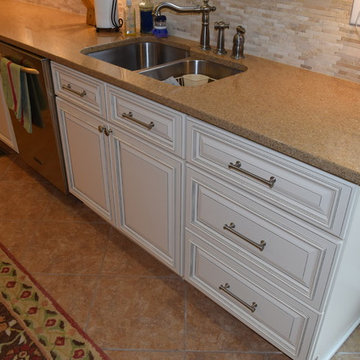 Repainted Island and Cabinet Replacement